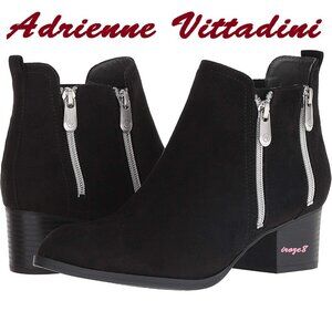 Women's Ankle Booties, Adrienne Vittadini Ravi Black, size 6.5